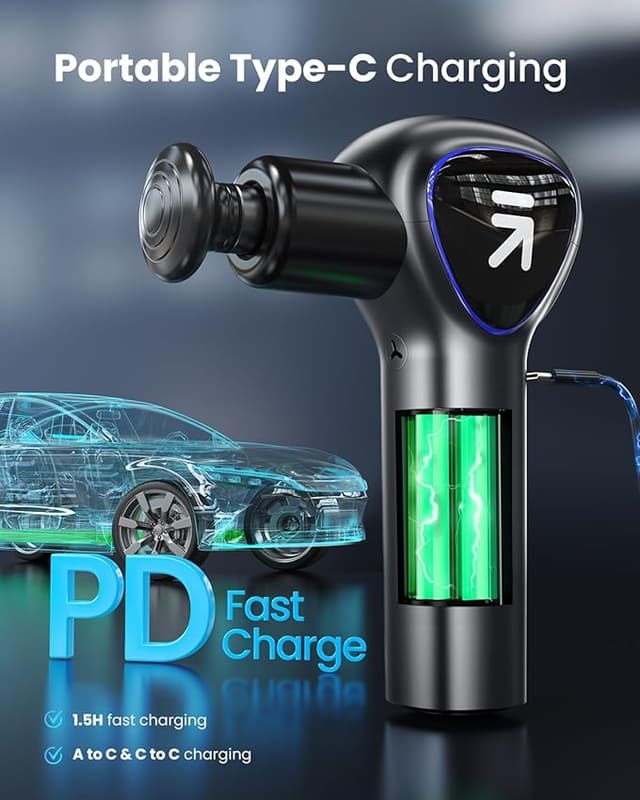 Thumbnail 6 de Renpho Reach Pistola de Masaje Profesional con LED 💆♂️