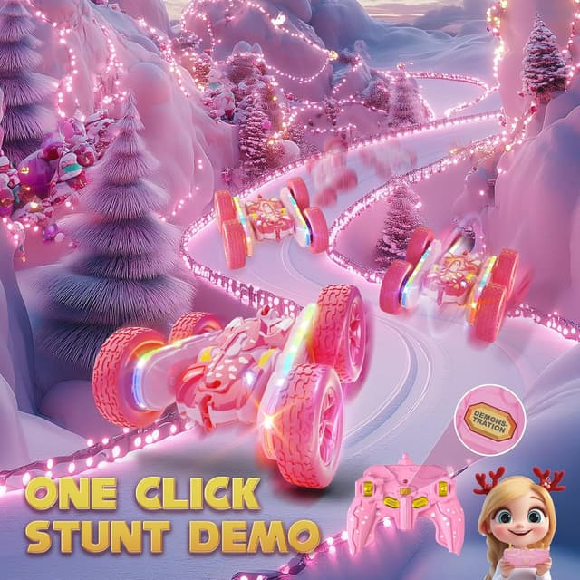 Detalle de RC stunt car for girls 4WD, 360°