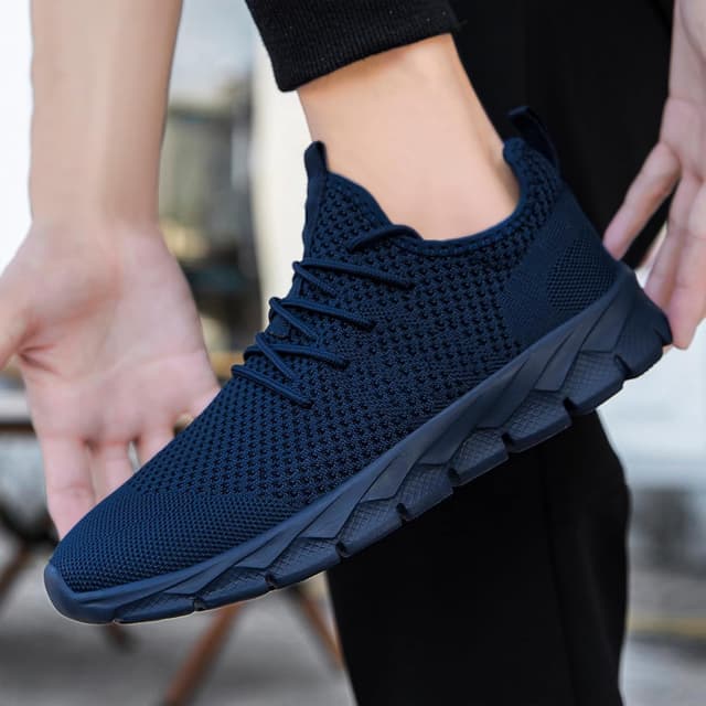 Detalle de Oltyutc Mesh Slip-On Mens Trainers for Running, Walking & Gym