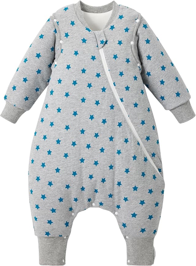 Detalle de Duomiaomiao Sacco nanna estivo 0,5 tog con piedi in 100% cotone (6-12 mesi)