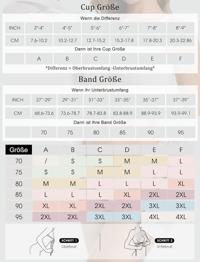 Detalle 2 de Vtelor nahtloser Bügelloser BH für Damen mit Push-up & V-Ausschnitt (T-Shirt-, Schlaf- und Bustier-BH)