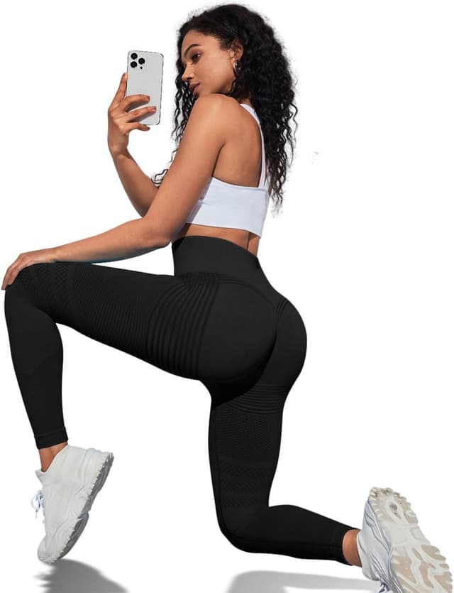 Detalle 2 de Bafiwu Anti Cellulite Leggings für Sport