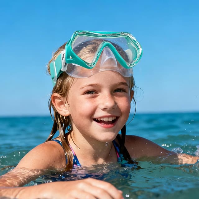 Detalle 2 de Kinder-Taucherbrille Findway 4-16 Jahre