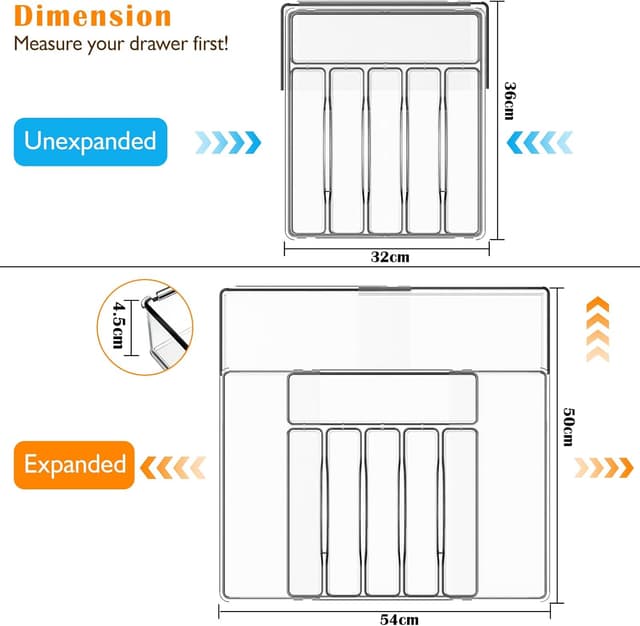 Detalle de StowBin StowBin cutlery tray organiser