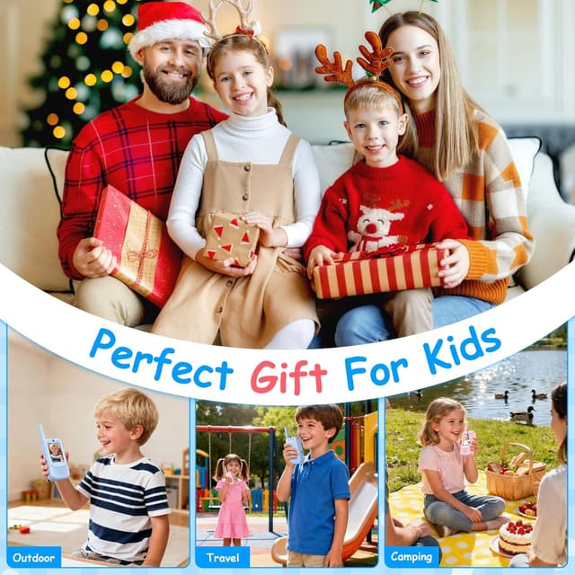 Thumbnail 6 de Video Walkie Talkie Kinder Set 2er 100 m