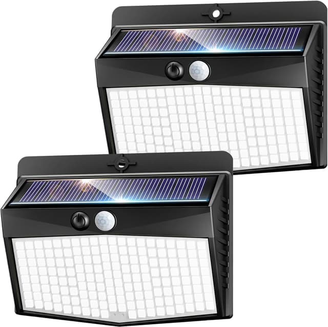 Detalle de nipify Luz Solar Exterior 2 Focos Sensor