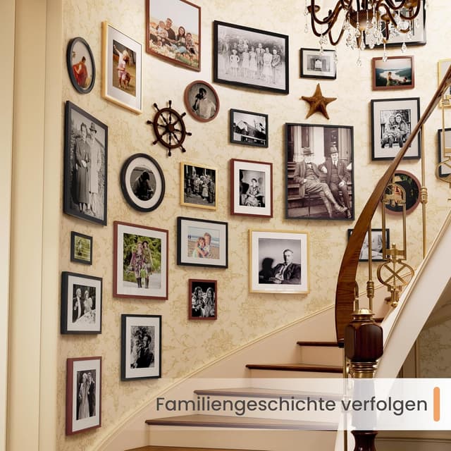 Detalle 2 de upsimples 3er Set Bilderrahmen A4 aus Kunststoff – schwarz, für Kinderzeichnungen & Poster