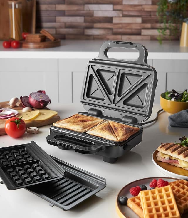 Detalle 2 de Russell Hobbs Multifunktionsgerät 3-in-1 Creations 26810-56: Sandwichmaker, Waffeleisen & Kontaktgrill