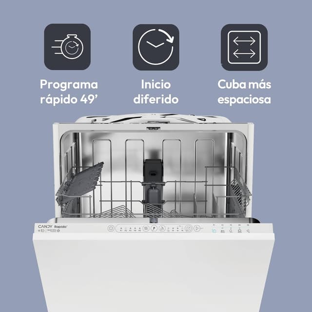 Detalle 2 de Candy Rapidò CI 3E53E0W 13 servicios