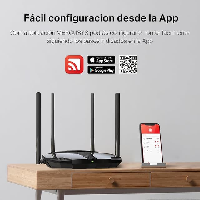 Thumbnail 5 de Mercusys MR3000X Router WiFi 6 3000Mbps 🌐
