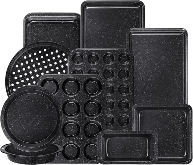 Detalle de Terlulu 10-Piece nonstick baking pans set