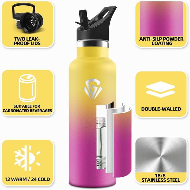 Thumbnail 1 de Gourde INOX 500 ML bouteille isotherme