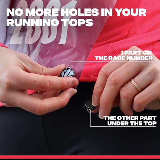 Thumbnail 2 de Shapeheart Magnetic Race Number Holder