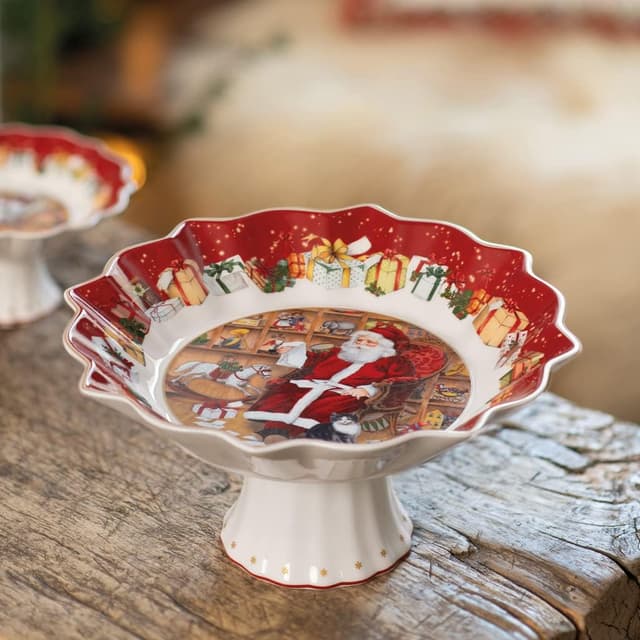 Detalle 2 de Villeroy & Boch Toy’s Fantasy coupe Père Noël en relief en porcelaine Premium multicolore