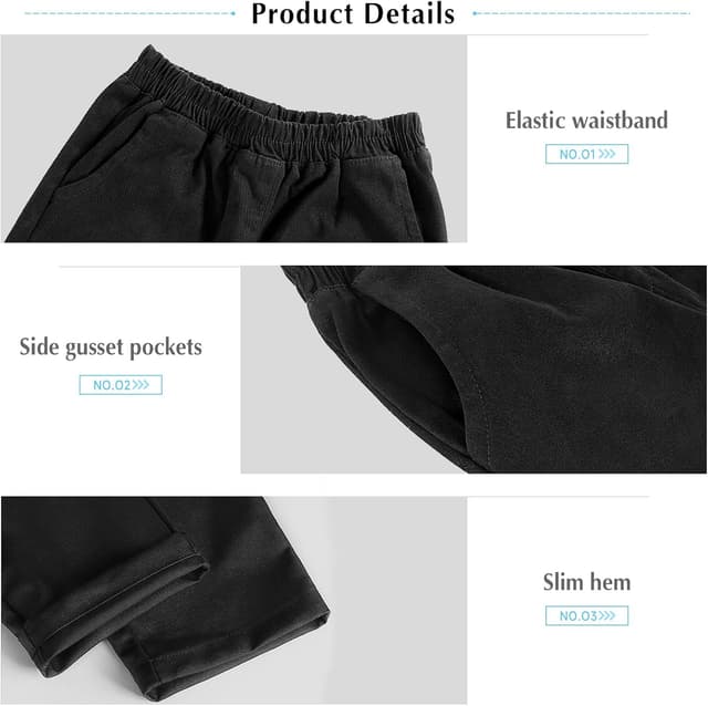 Thumbnail 3 de AYBUY Boys' School Trousers Elasticated Fit