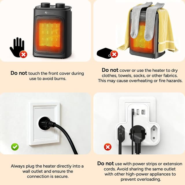 Thumbnail 6 de DR.PREPARE Stufetta Elettrica 1500 W