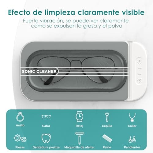 Detalle 1 de KECOOLKE Limpiador ultrasónico 400 ml