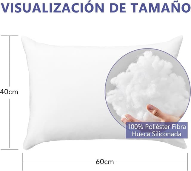 Thumbnail 4 de EasySpeed Relleno de Cojín 40x60cm, 4 Unidades 🛋