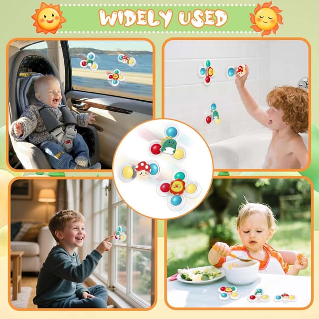 Thumbnail 5 de Tapvai 3 Pcs Gioco Seggiolone Ventosa