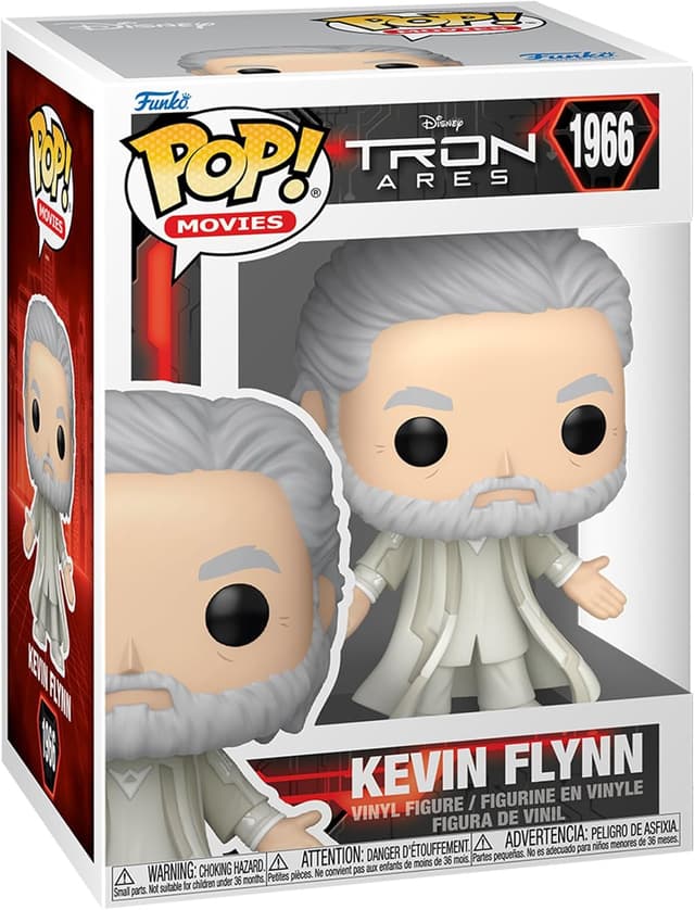 Detalle de Funko POP! Movies: Tron: Ares – Kevin Flynn (Vinyl-Sammlerfigur, ca. 9,5 cm)