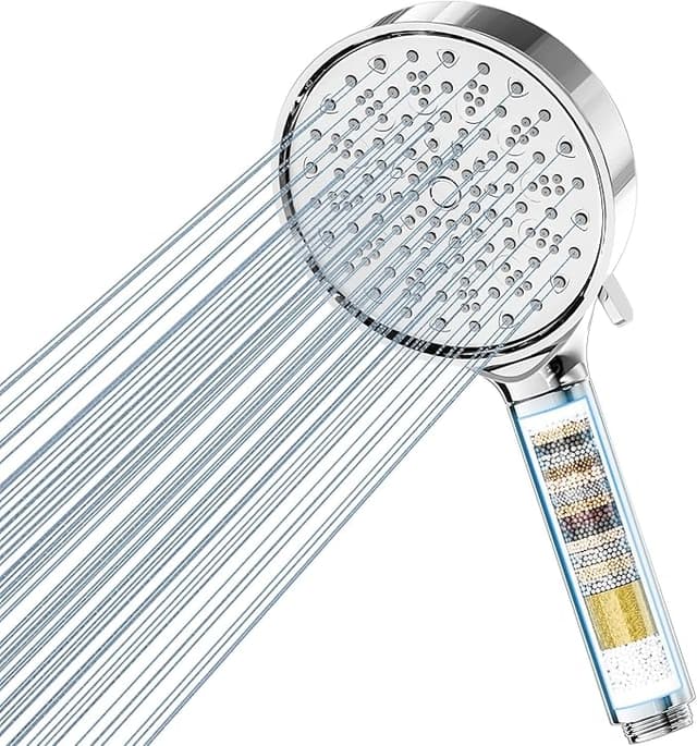 Detalle de Cobbe Ducha de mano con filtro y 6 modos de chorro