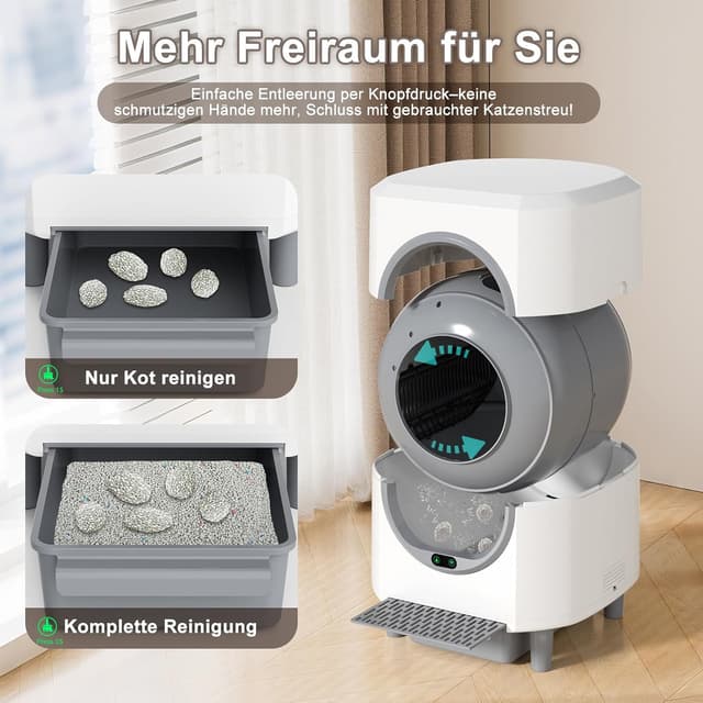 Thumbnail 6 de Ellenpent Selbstreinigende Katzentoilette 90L đ±