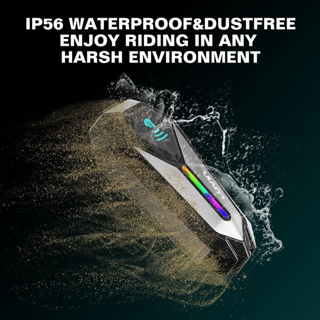 Thumbnail 2 de LUVIN Motorcycle Helmets Bluetooth Headset 1000mAh