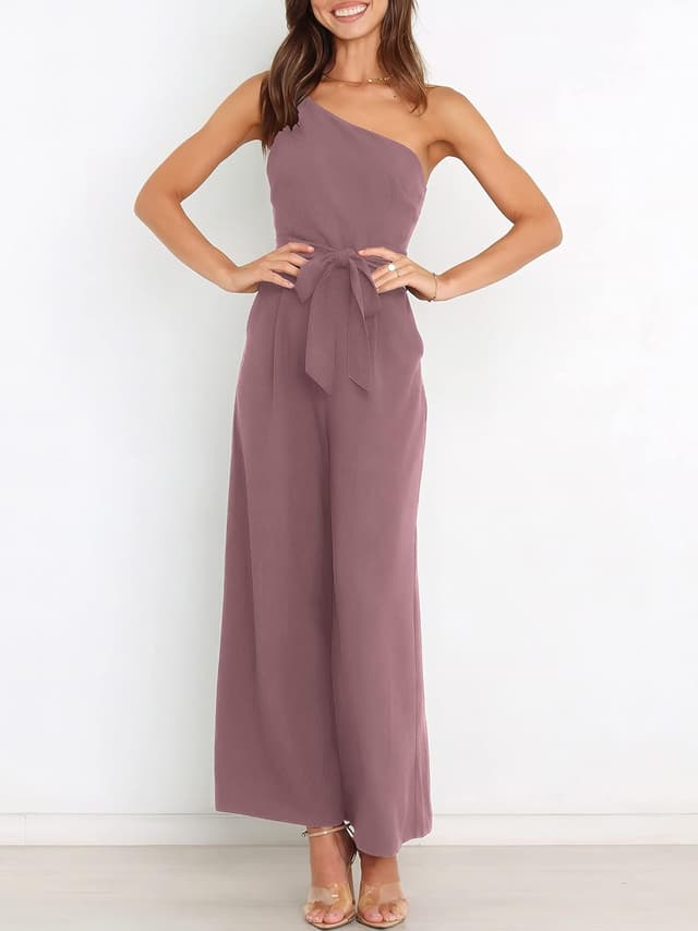 Thumbnail 3 de ANRABESS One-Shoulder Dressy Jumpsuit