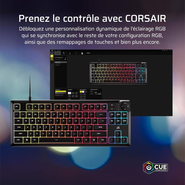 Thumbnail 6 de Corsair K55 Core TKL clavier gaming 1000Hz