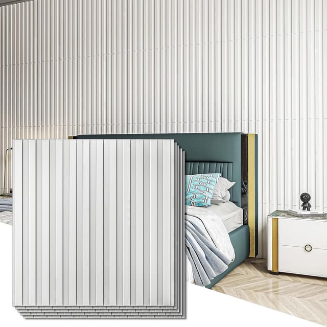 Imagen de Art3d Slat Wall Panel 12 tiles, 19.7 in 📐 en OfertitasTOP