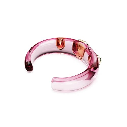 Thumbnail 4 de Swarovski Brazalete Dulcis — Banda rosa con 3 cristales 💍