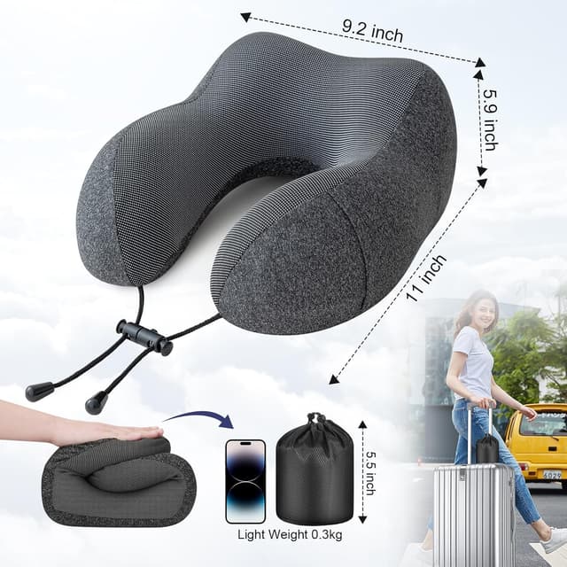 Thumbnail 3 de Jiancrate Travel Pillow Neck Support