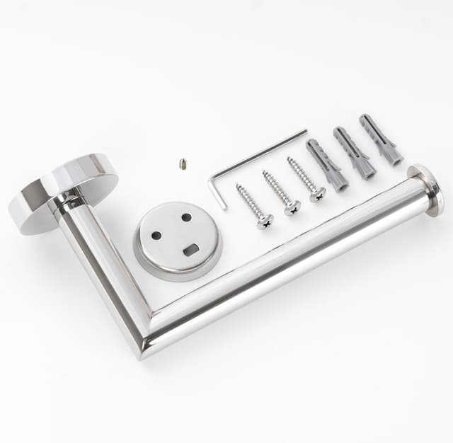 Detalle 2 de HITSLAM toilet roll holder wall mounted stainless steel