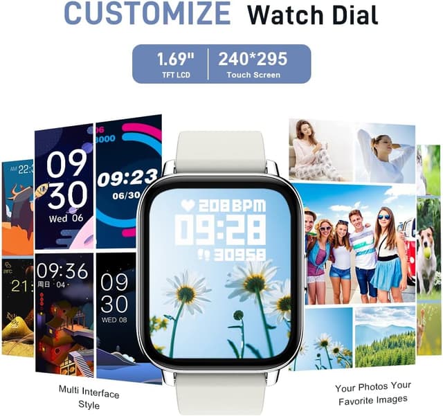 Thumbnail 6 de Motast Smart Watch 1.69" fitness tracker