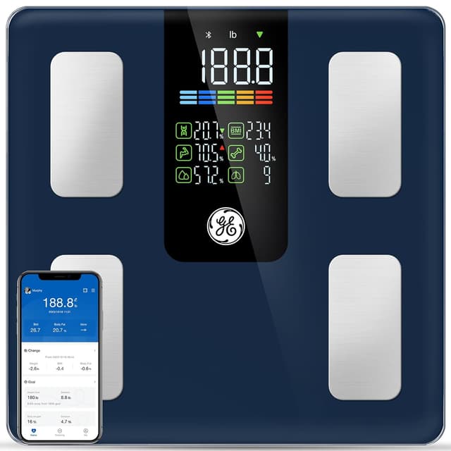 Detalle de GE Smart Scale 500 lb Bluetooth Body Weight Monitor ⚖