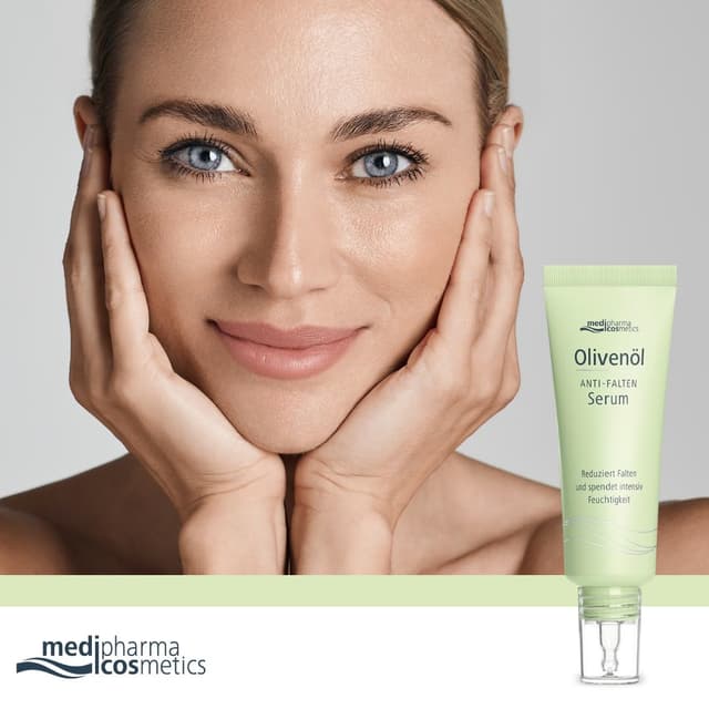 Detalle 2 de medipharma cosmetics Olivenöl Anti-Falten Serum 30ml