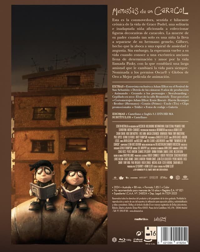 Detalle 2 de Divisa HV Memorias de un Caracol Blu-ray 2024