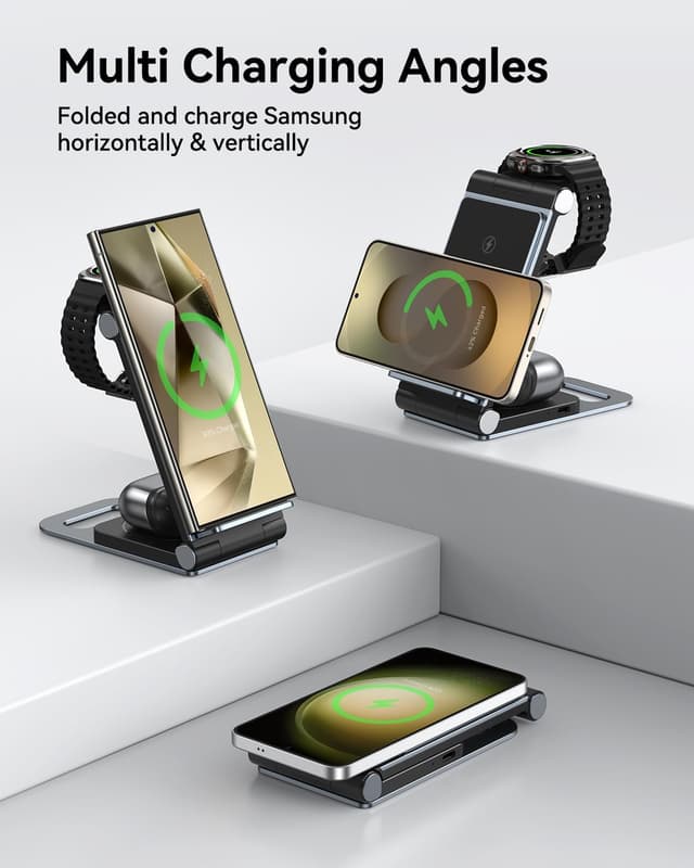 Thumbnail 6 de Samsung 3-in-1 Wireless Charger Stand for S25 Ultra