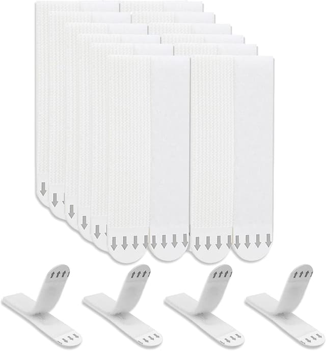 Detalle de Flintronic — Accroche tableau sans percer (12 paires / 24 bandes) pour cadres, affiches et décorations