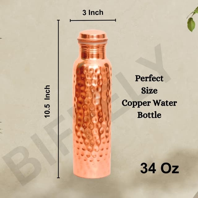 Thumbnail 5 de BIFFELY Copper Water Bottle 34oz 🥤