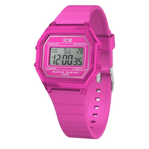 Detalle de ICE-WATCH Ice Digit Retro Neon Pink Reloj rosa para mujer 022887
