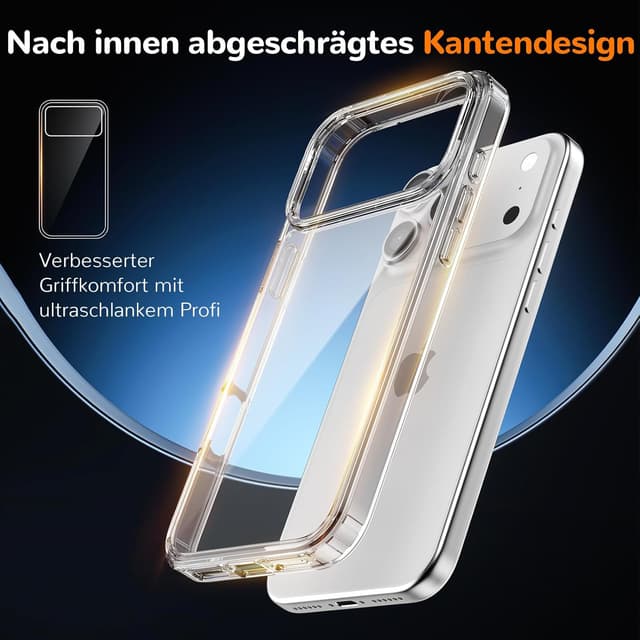 Detalle de iPhone 17 Pro Case mit Anti-Vergilbung