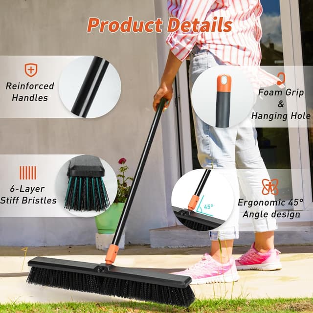 Thumbnail 1 de TreeLen Scopa a spinta 61 cm 🧹