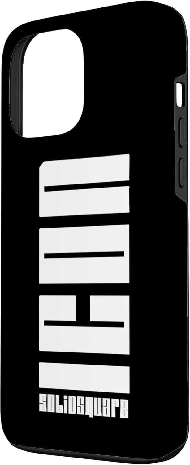 Detalle 2 de Custodia per iPhone 13 Pro Max ICON in policarbonato nero pitch black con inserti in gomma morbida