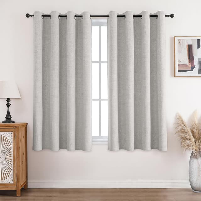 Detalle de CUCRAF 100% Blackout Curtains, 66 x 54 Inch