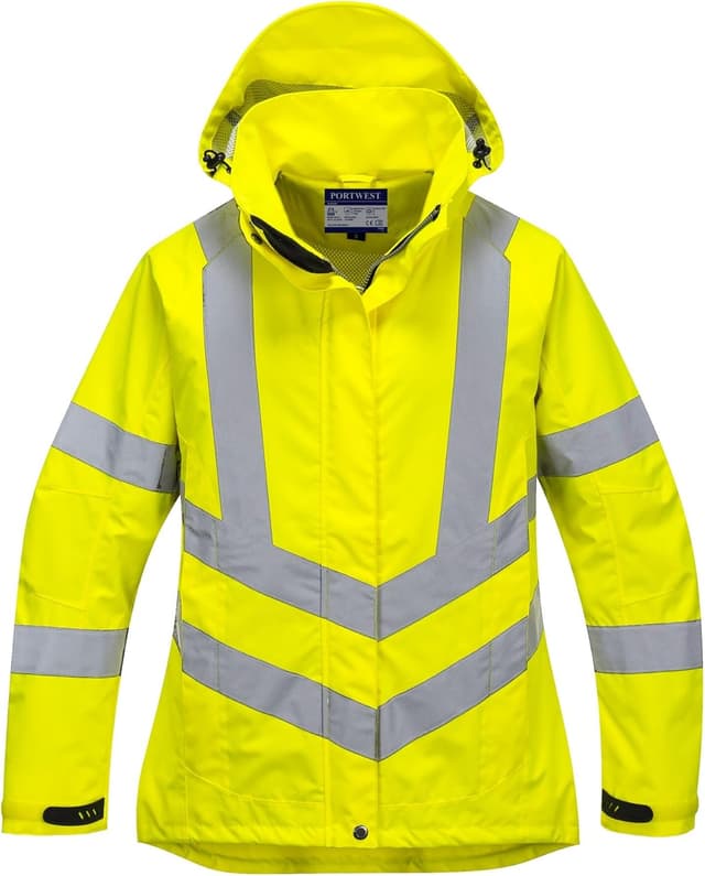 Detalle de Veste haute visibilité Portwest Lw70 respirante avec capuche amovible (1 pièce)
