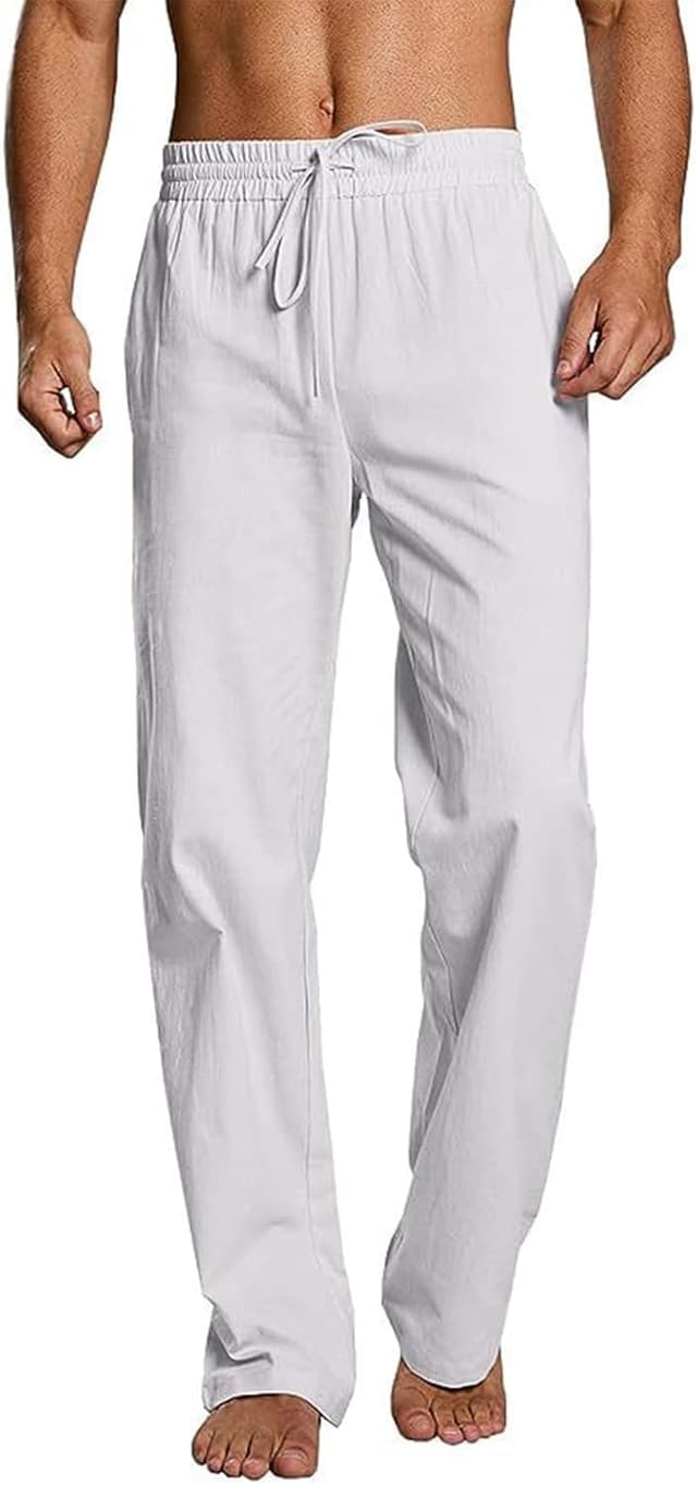 Thumbnail 6 de Linen trousers for summer, loose fit