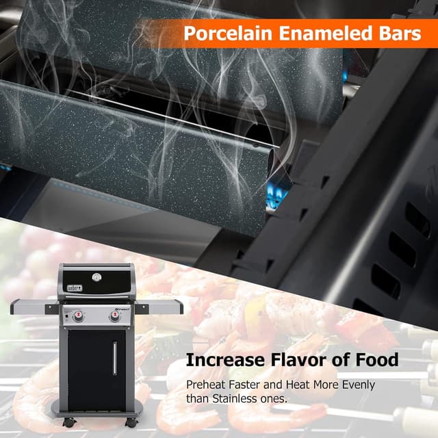 Thumbnail 6 de Barres Flavorizer 7635 en acier inoxydable Coisien pour barbecue à gaz Weber Spirit 200 (E210/E220, façade de commande)