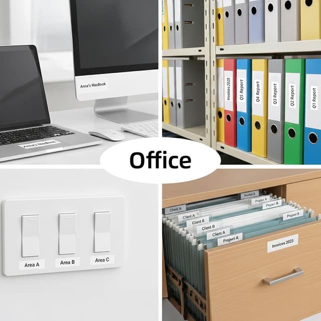 Thumbnail 5 de Carehabi 5 Rotoli Nastro etichettatrice 12mm