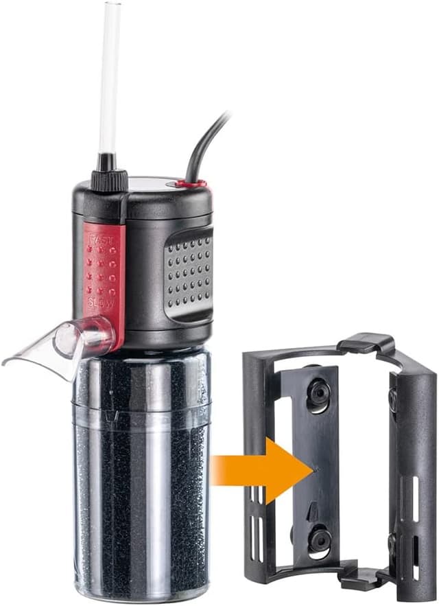Detalle 2 de Hydor Ferplast Crystal 50 filtre interne 2 étages avec charbon actif et kit Venturi, pour aquariums de 20 à 50 litres